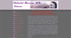 Desktop Screenshot of naturist-massageuk.com